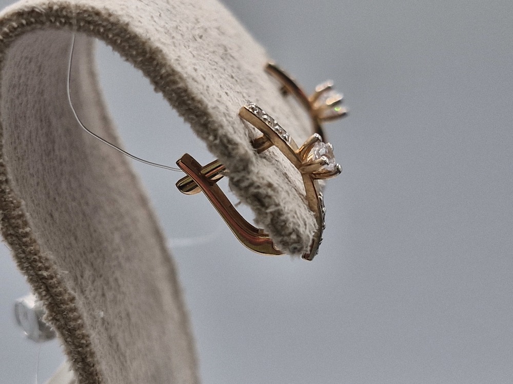 СЕРЬГИ С КАМНЯМИ (Au 585)