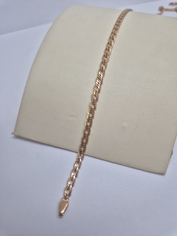 ЦЛР3585 ЦЕПЬ ПОЛНОВЕСНАЯ Ромб тройной (Au 585)