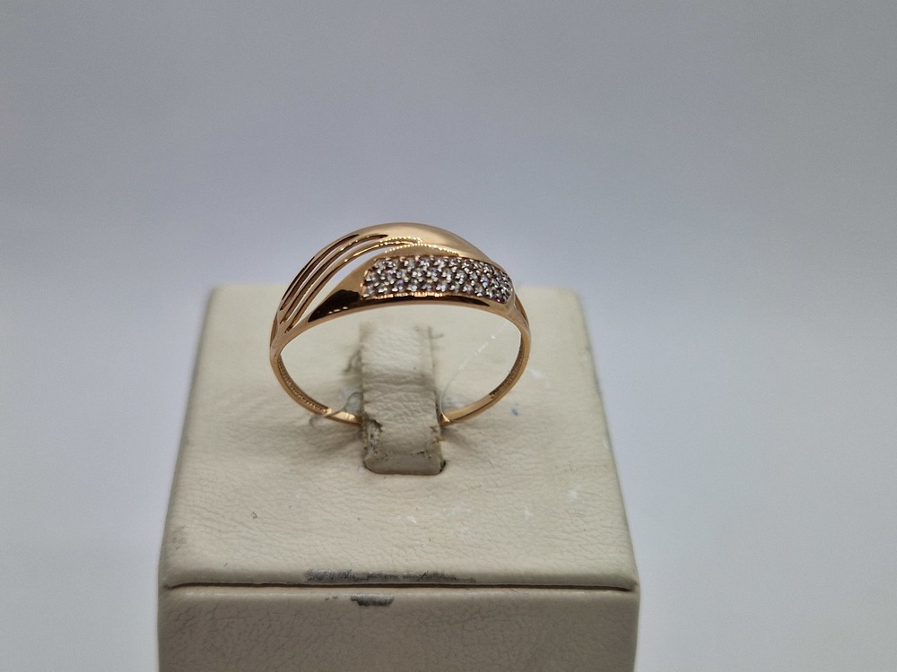 КОЛЬЦО С КАМНЯМИ (Au 585)