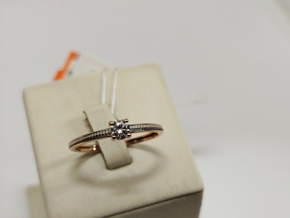 КОЛЬЦО С КАМНЕМ (Au 585)