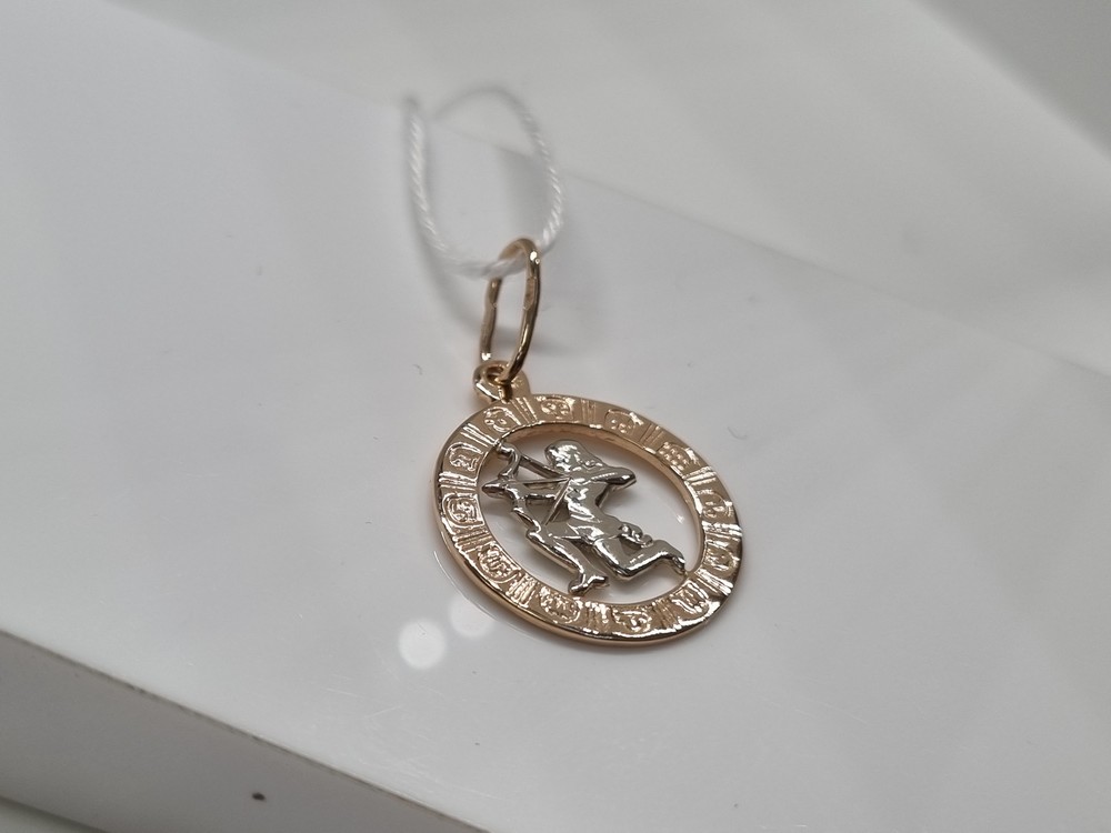 ПОДВЕСКА ЗНАК ЗОДИАКА СТРЕЛЕЦ Au 585 ПОДВЕСКА ЗНАК ЗОДИАКА СТРЕЛЕЦ Au 585