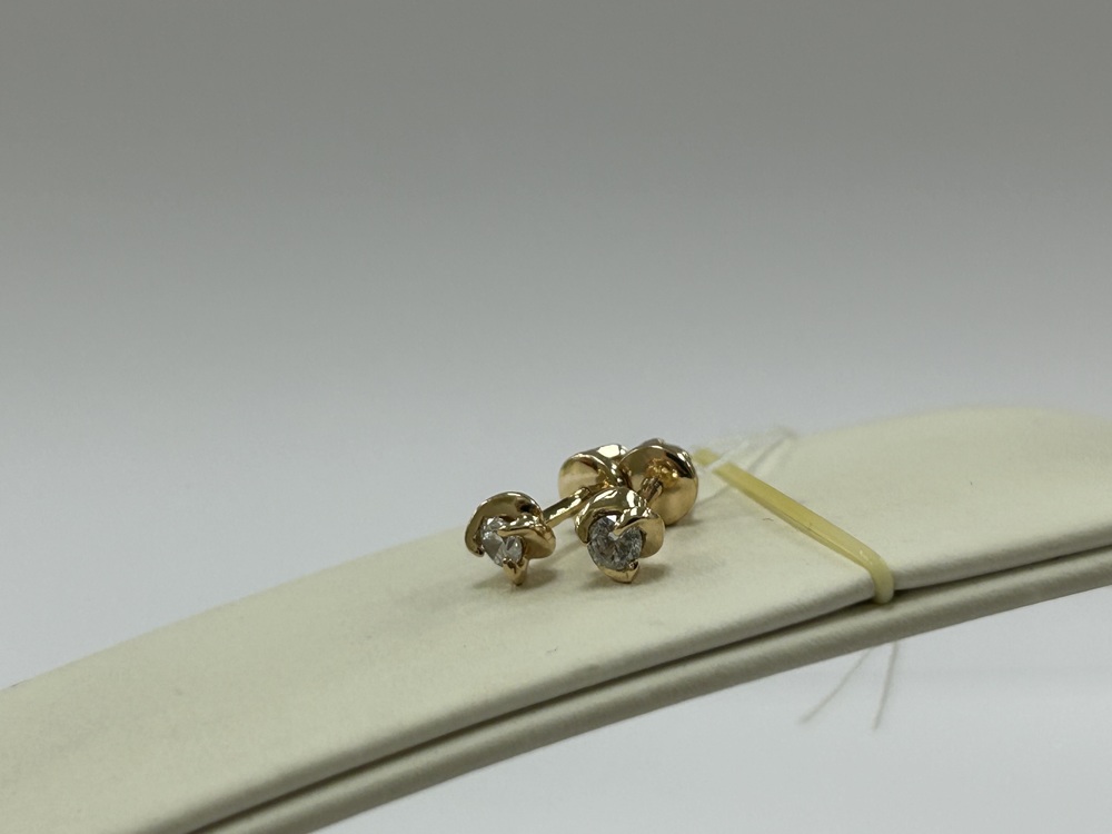 СПУС585 СЕРЬГИ ПУСЕТЫ (Au 585)