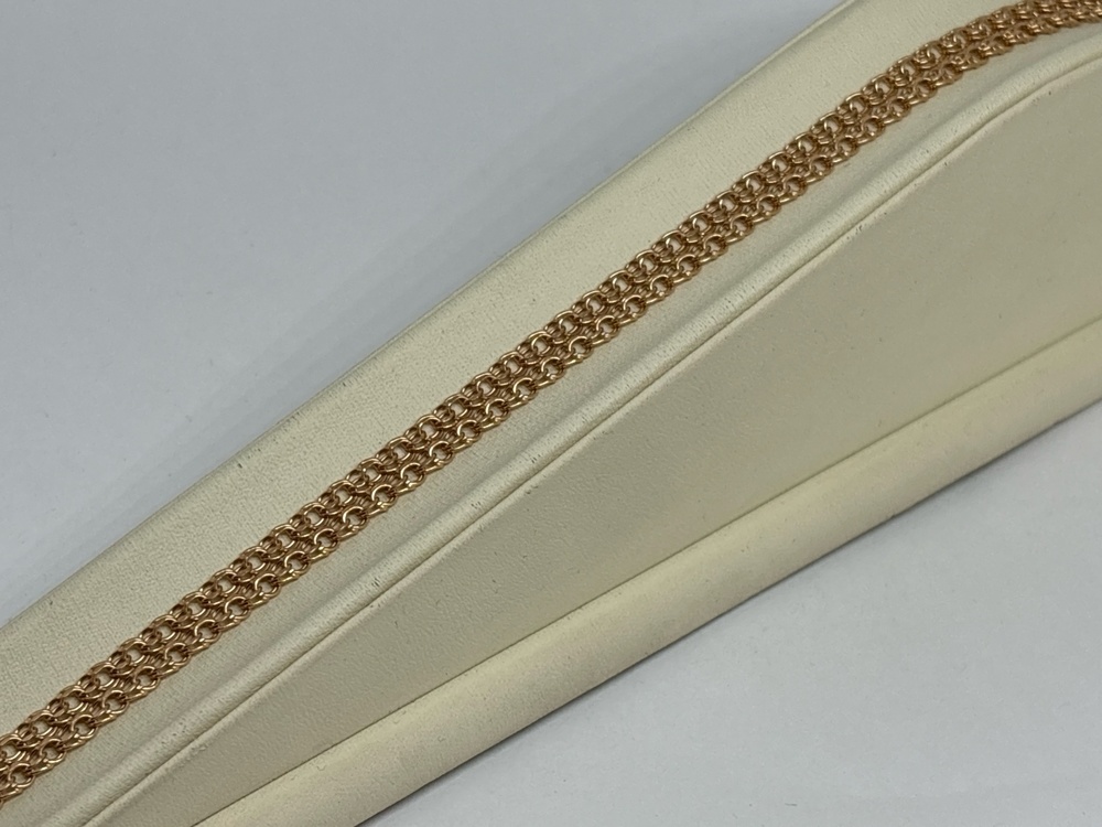 ЦЕПЬ ПУСТОТЕЛАЯ Бисмарк (Au 585)