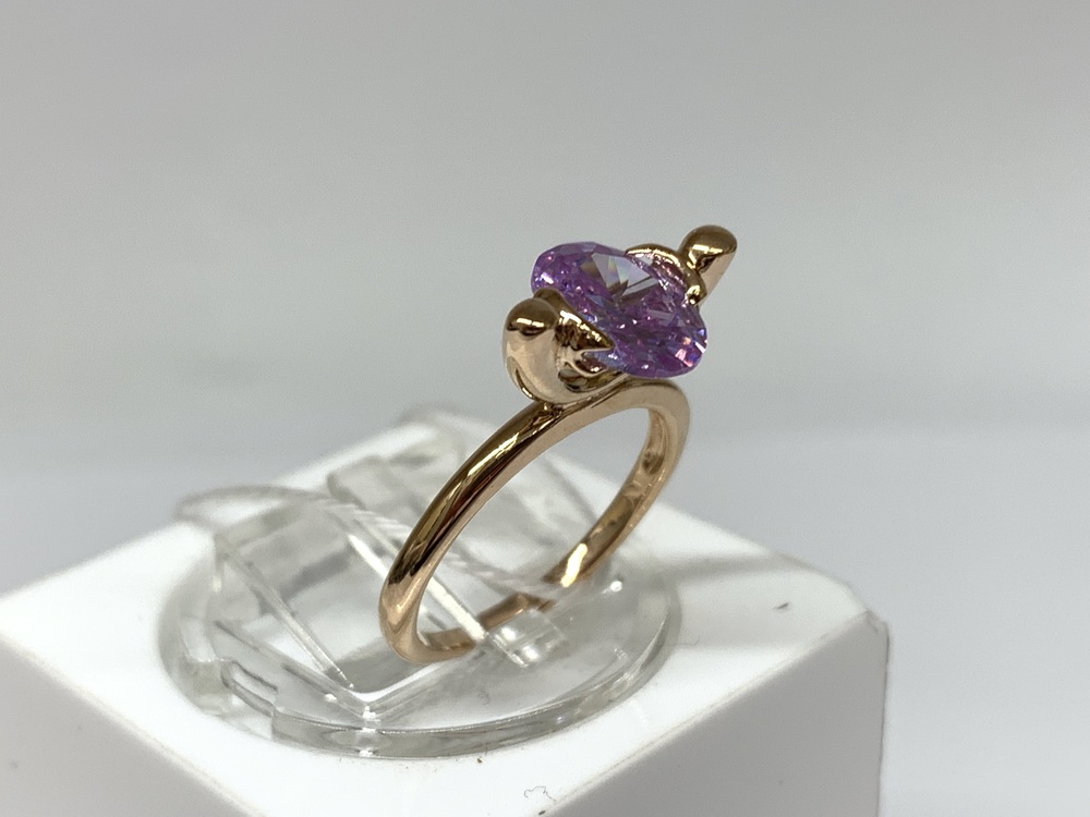 КОЛКМ585 КОЛЬЦО С КАМНЕМ (Au 585)