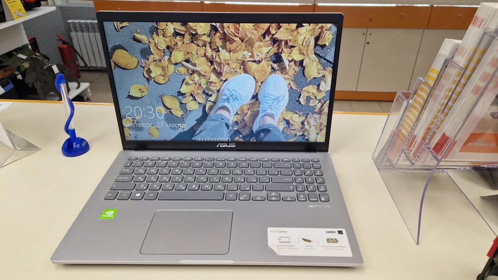 Ноутбук ASUS; Core i3-1005G1, GeForce MX110, 6 Гб, 256 Гб, Нет