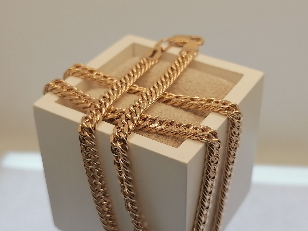 ЦЕПЬ ПУСТОТЕЛАЯ Панцирное (Au 585)