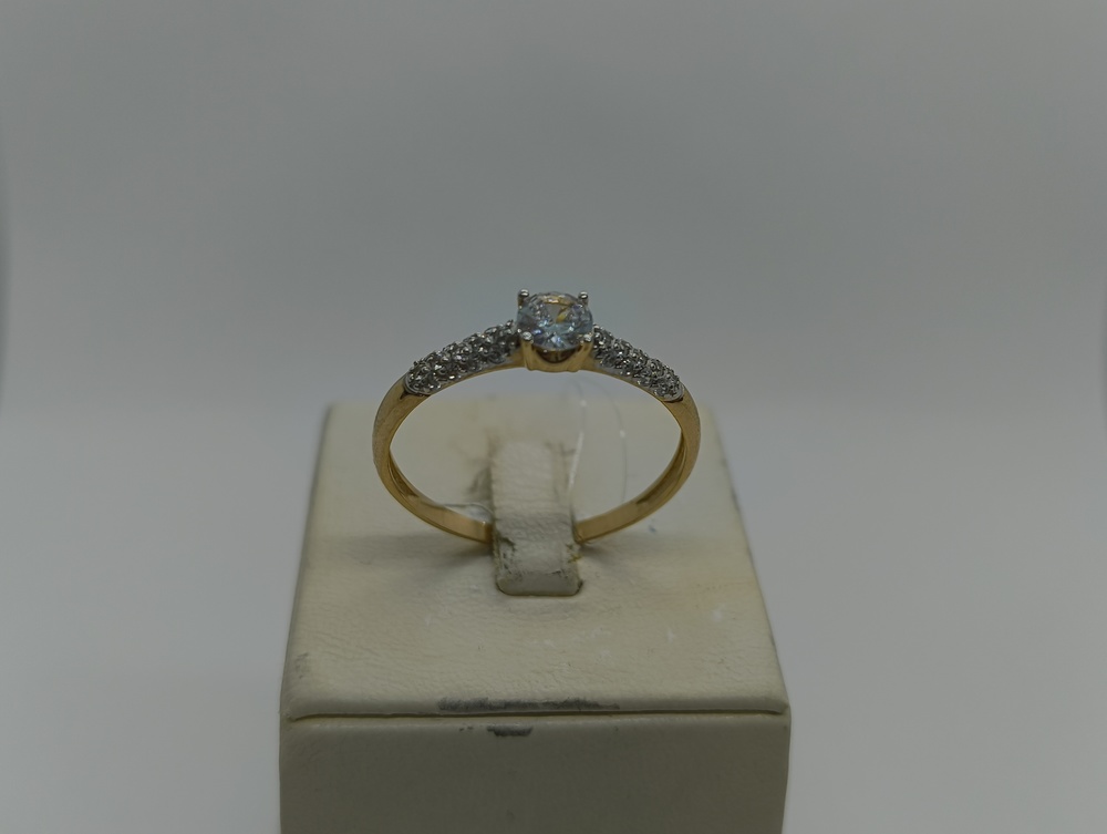 КОЛЬЦО С КАМНЯМИ (Au 585)