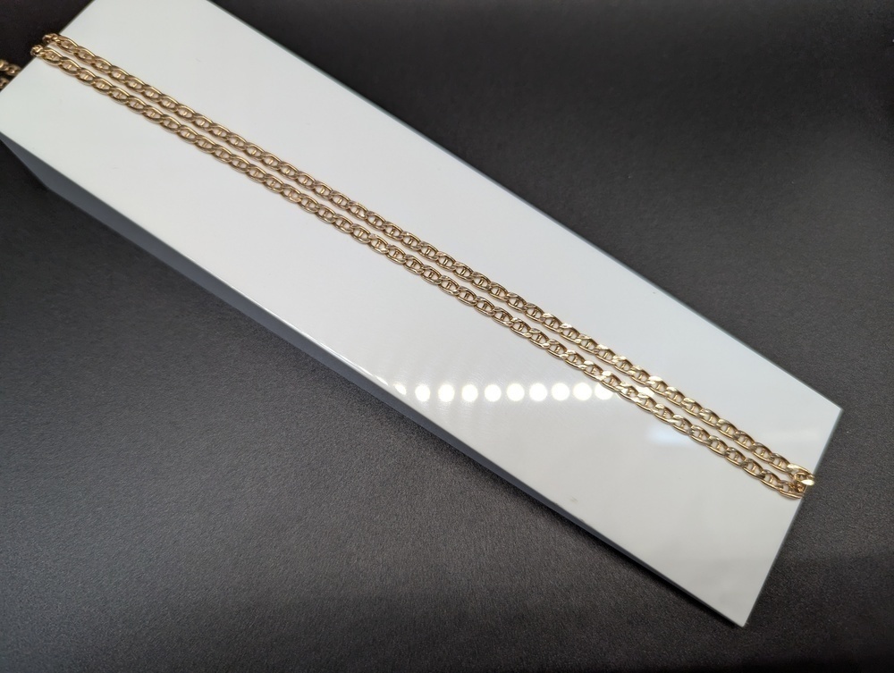 ЦПММ585 ЦЕПЬ ПУСТОТЕЛАЯ Морское (Мыльница) (Au 585)