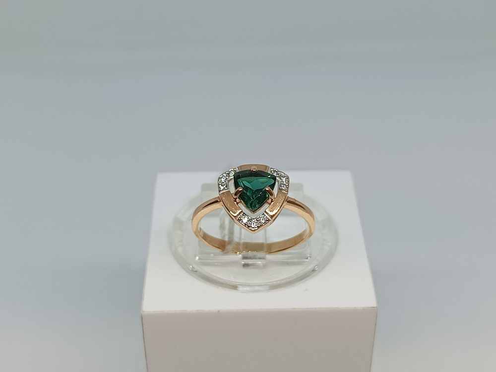 КОЛКМИ585 КОЛЬЦО С КАМНЯМИ (Au 585)