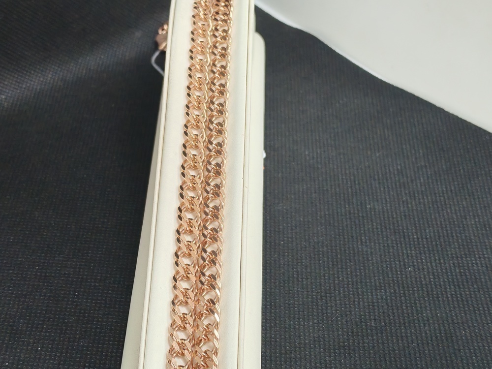 ЦЕПЬ ПОЛНОВЕСНАЯ Ромб двойной (Au 585)