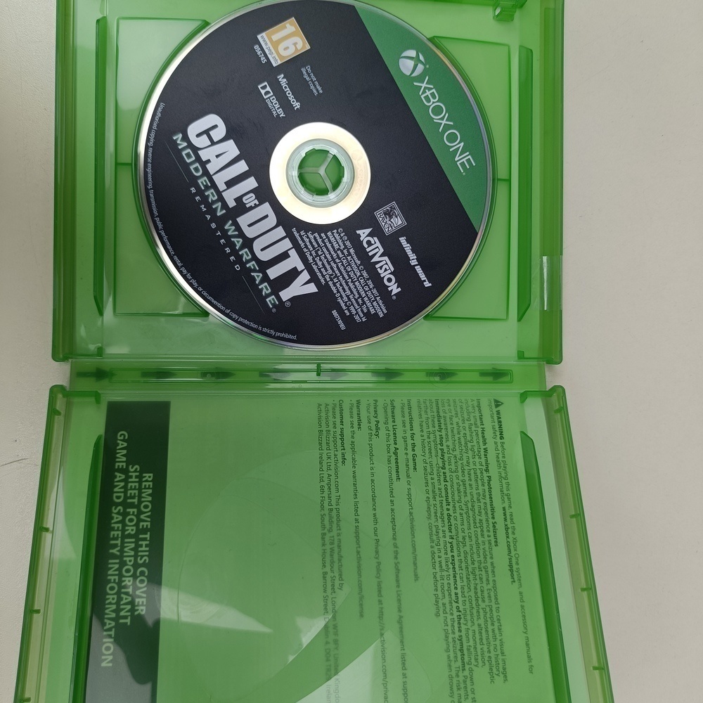 Игра XBOX Call Of Duty Modern Warfare Remastered