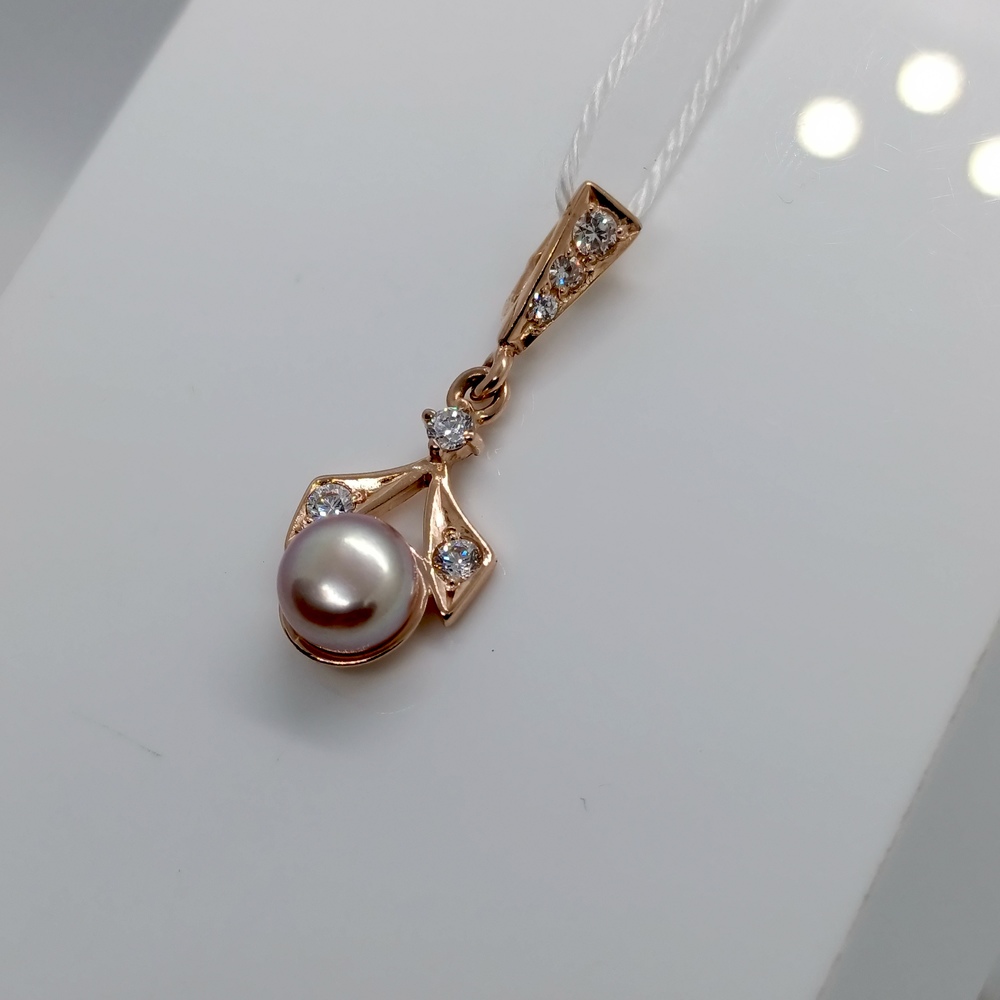 ПОДКМИ585 ПОДВЕСКА С КАМНЯМИ (Au 585)