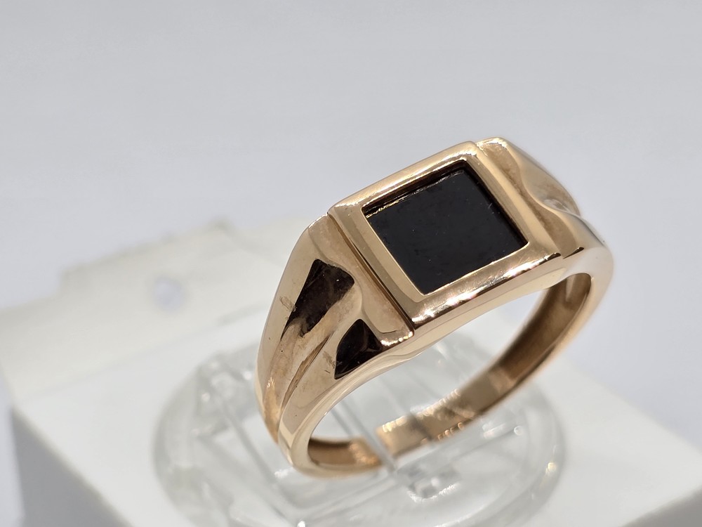 КОЛЬЦО ПЕЧАТКА с камнем (Au 585)