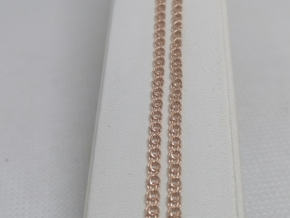 ЦЕПЬ ПУСТОТЕЛАЯ Бисмарк (Au 585)