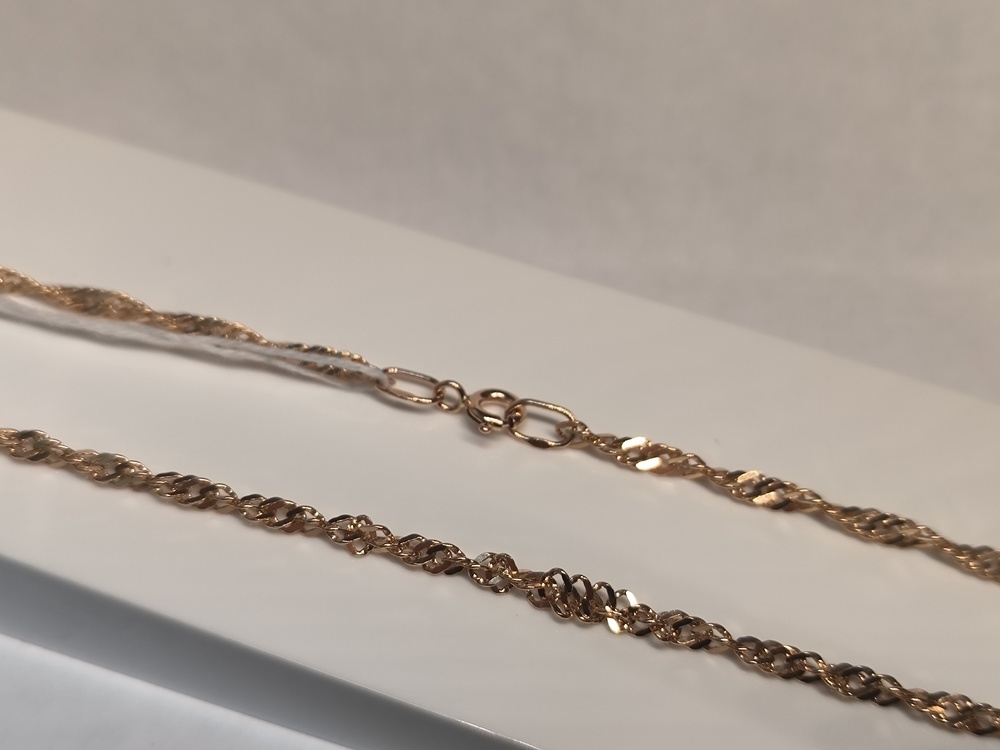 ЦЛСИ585 ЦЕПЬ ПОЛНОВЕСНАЯ Сингапур (Au 585)