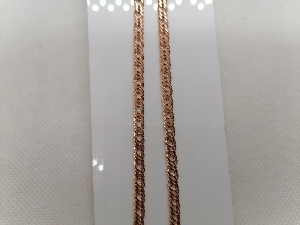 ЦЛР3585 ЦЕПЬ ПОЛНОВЕСНАЯ Ромб тройной (Au 585)