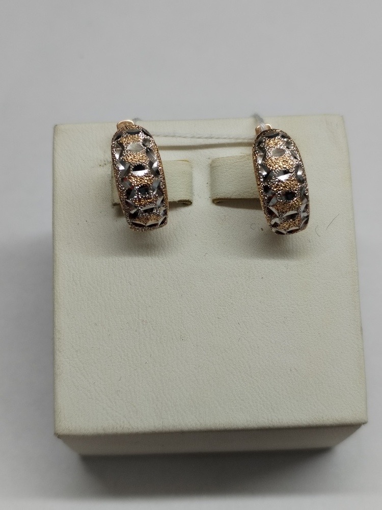 СЕРЬГИ БЕЗ КАМНЯ (Au 585)