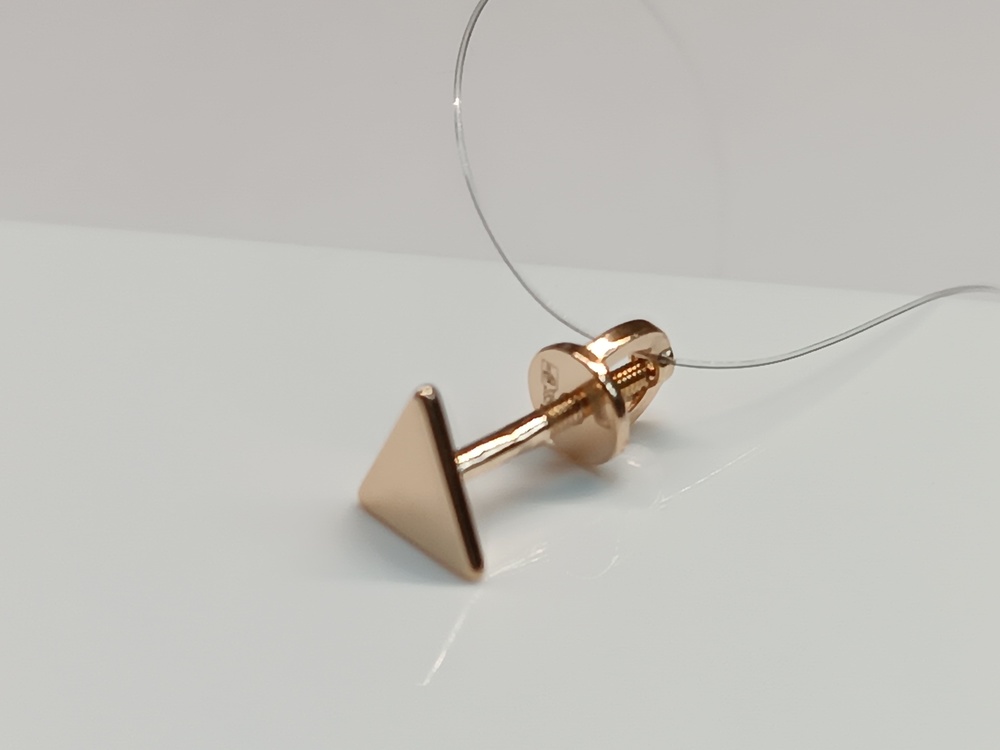 СЕРЬГИ ПУСЕТА без камня (Au 585)