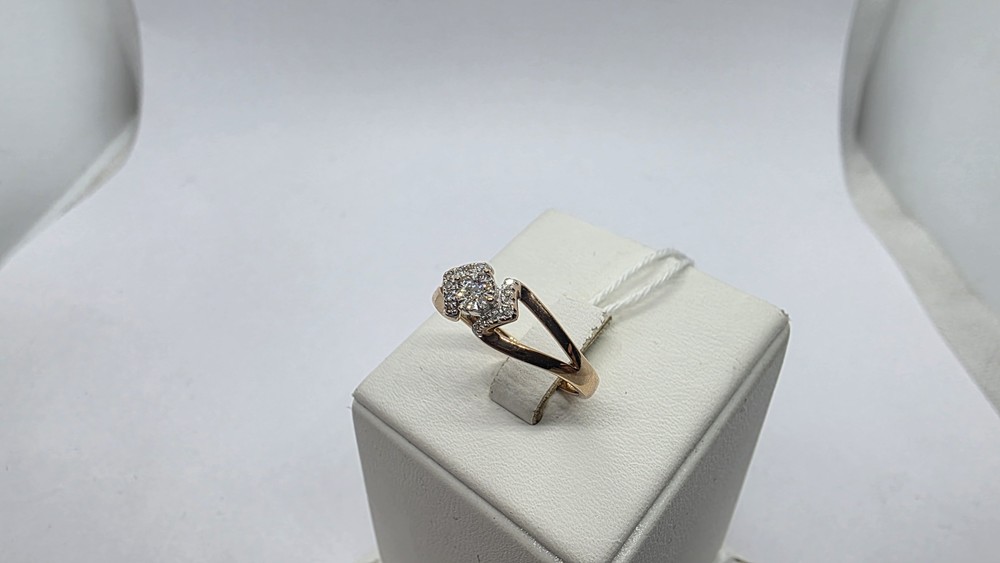 КОЛЬЦО БРИЛЛИАНТ Au 585