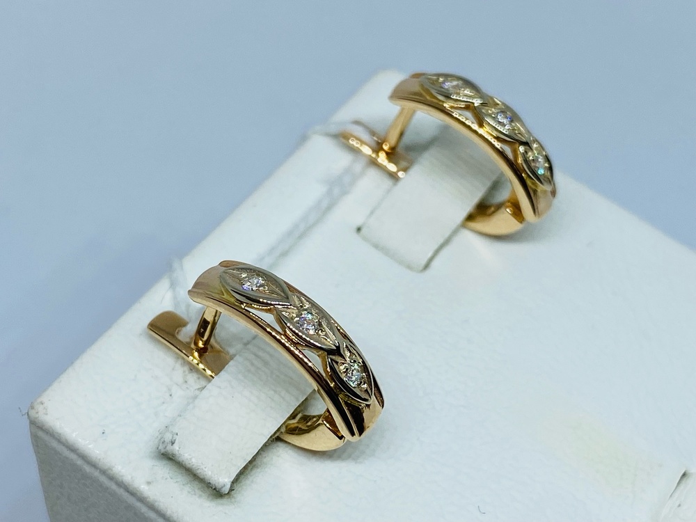 СЕРЬГИ С КАМНЯМИ (Au 585)