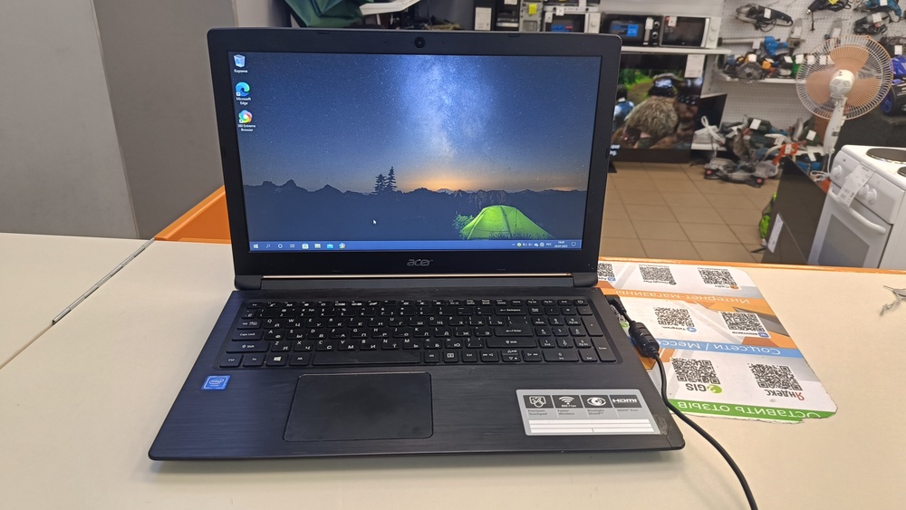 Ноутбук Acer; Celeron N3060, Intel UHD Graphics, 4 Гб, Нет, 500 Гб