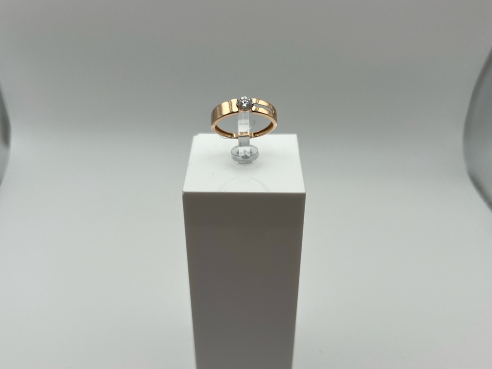 КОЛЬЦО С КАМНЕМ (Au 585)