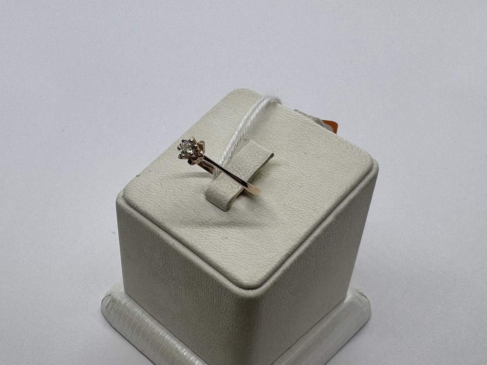 КОЛКМ585 КОЛЬЦО С КАМНЕМ (Au 585)