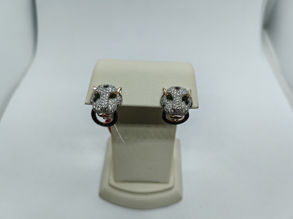 СЕРЬГИ С КАМНЯМИ (Au 585)