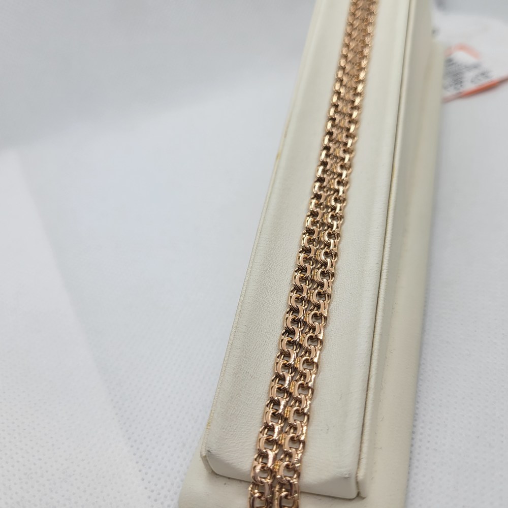 ЦЛБС585 ЦЕПЬ ПОЛНОВЕСНАЯ Бисмарк (Au 585) ЦЛБС585 ЦЕПЬ ПОЛНОВЕСНАЯ Бисмарк (Au 585)