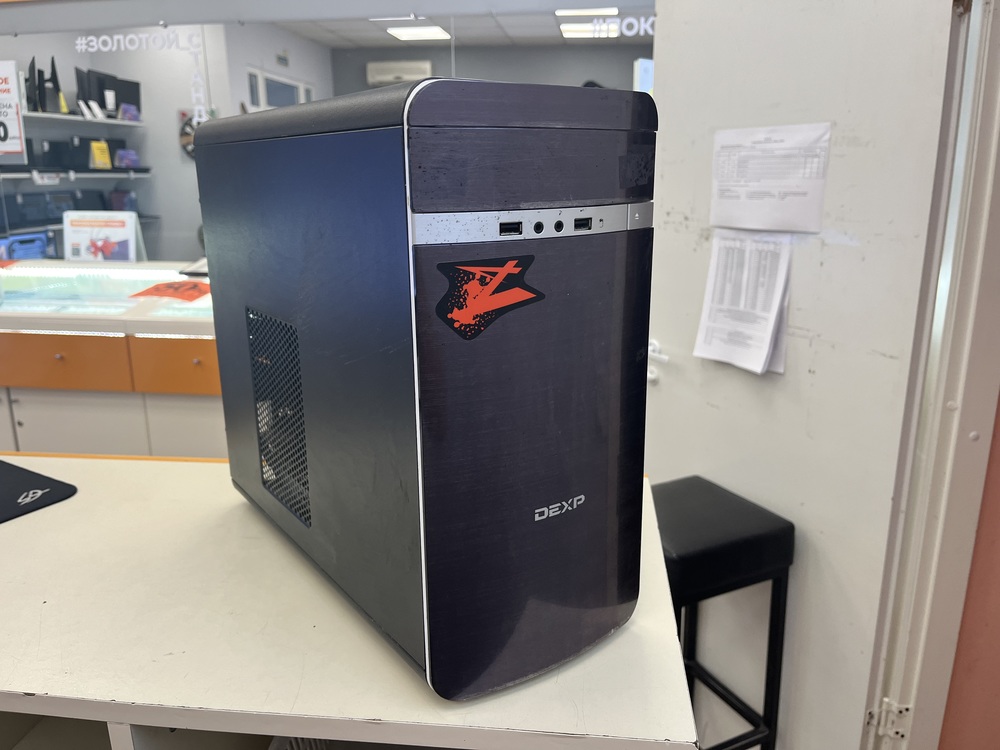 Системный блок DEXP; Ryzen 5-5500U, GeForce GTX 1060 6GB, 16 Гб, 256 Гб, Нет