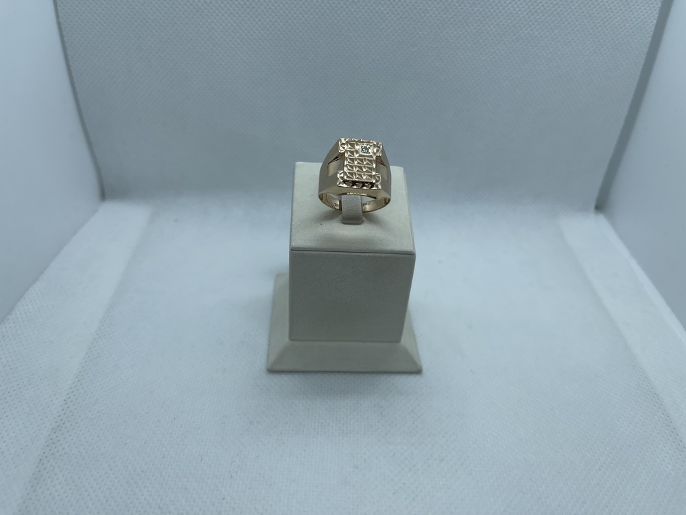 51-0020 КОЛЬЦО ПЕЧАТКА с камнем (Au 585)