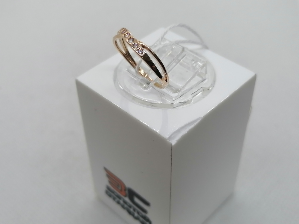 КОЛКМИ585 КОЛЬЦО С КАМНЯМИ (Au 585)