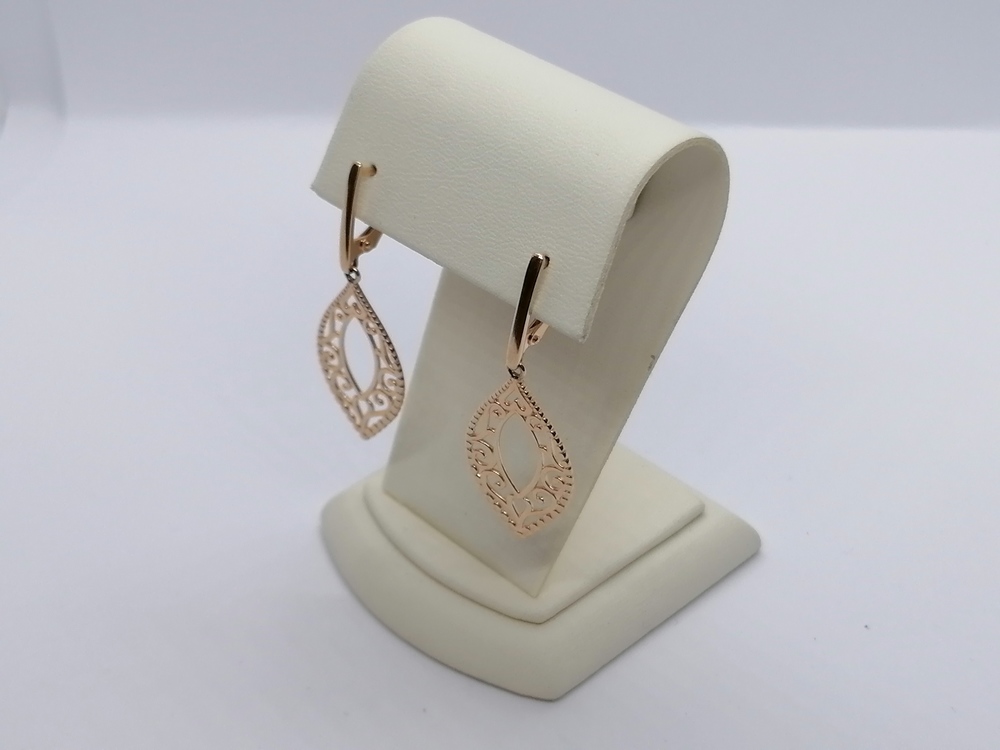 СЕРЬГИ БЕЗ КАМНЯ (Au 585)