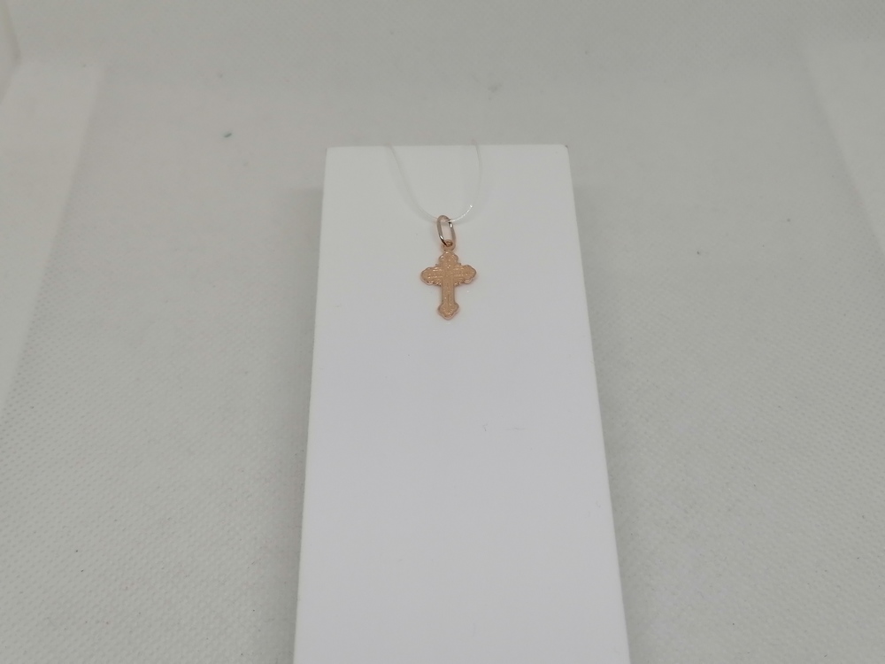 ПОДВЕСКА КРЕСТ без камня (Au 585)