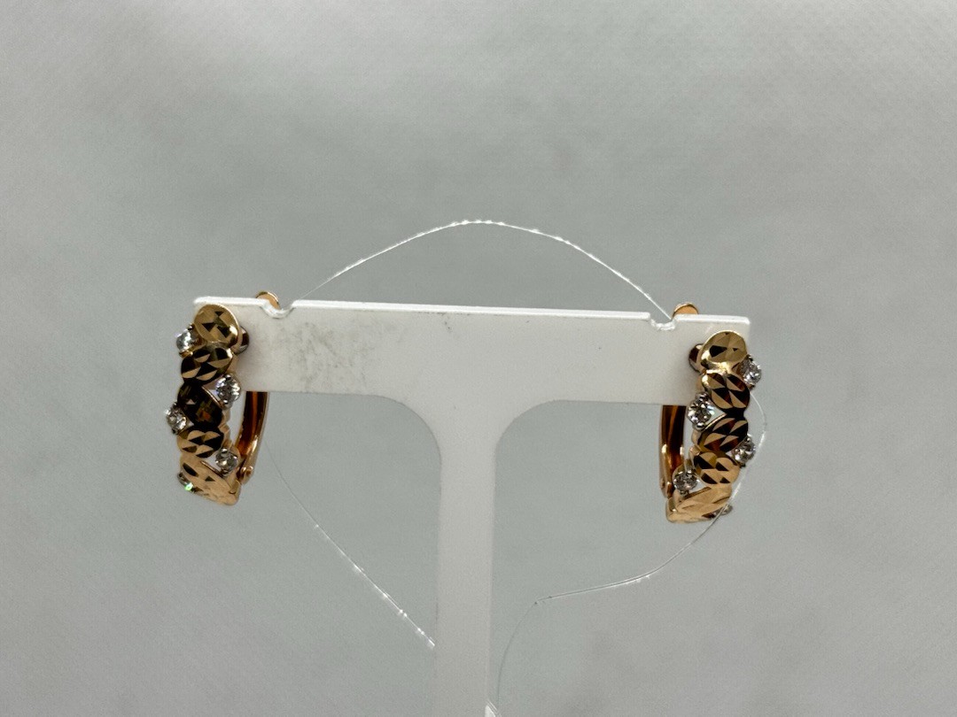 СЕРЬГИ С КАМНЯМИ (Au 585)