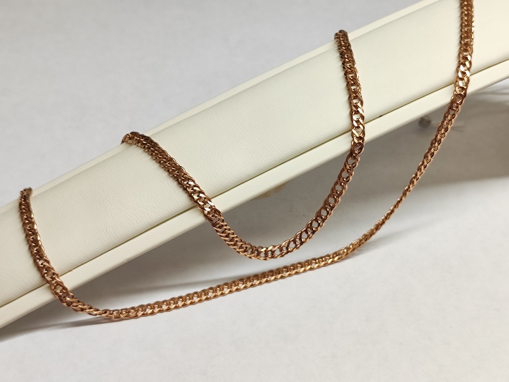 ЦЛР2585 ЦЕПЬ ПОЛНОВЕСНАЯ Ромб двойной (Au 585)