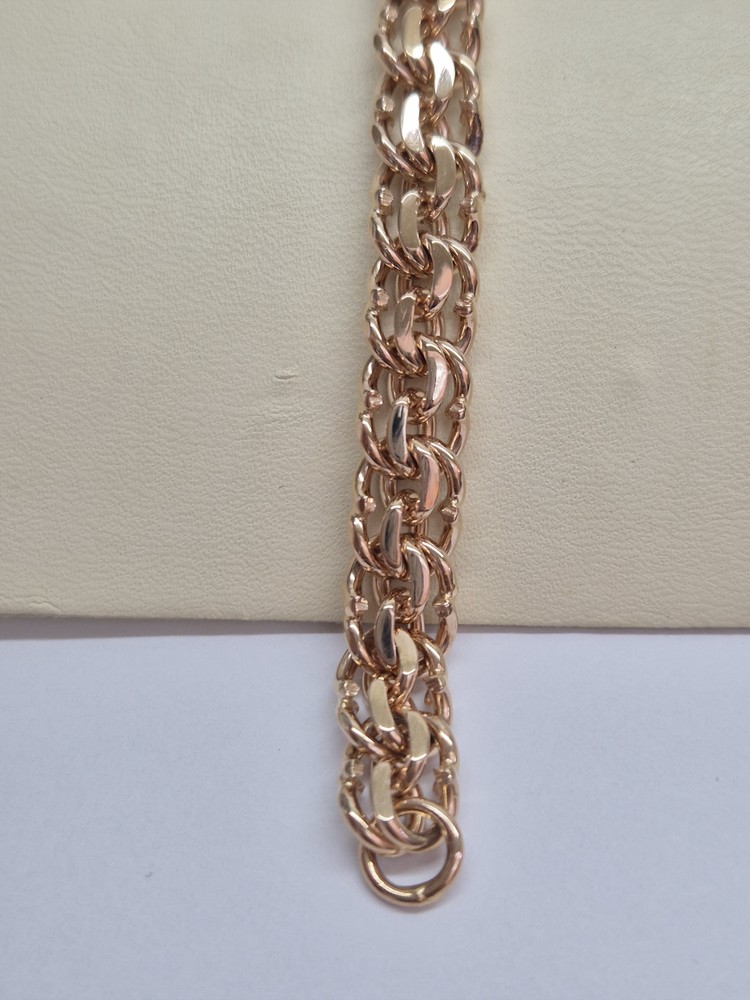 БЛБ585 БРАСЛЕТ ПОЛНОВЕСНЫЙ Бисмарк (Au 585)