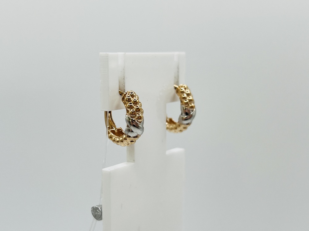 СЕРЬГИ БЕЗ КАМНЯ (Au 585)