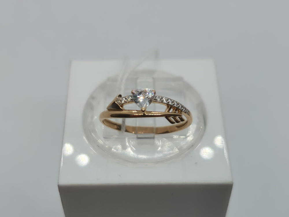 КОЛКМИ585 КОЛЬЦО С КАМНЯМИ (Au 585)