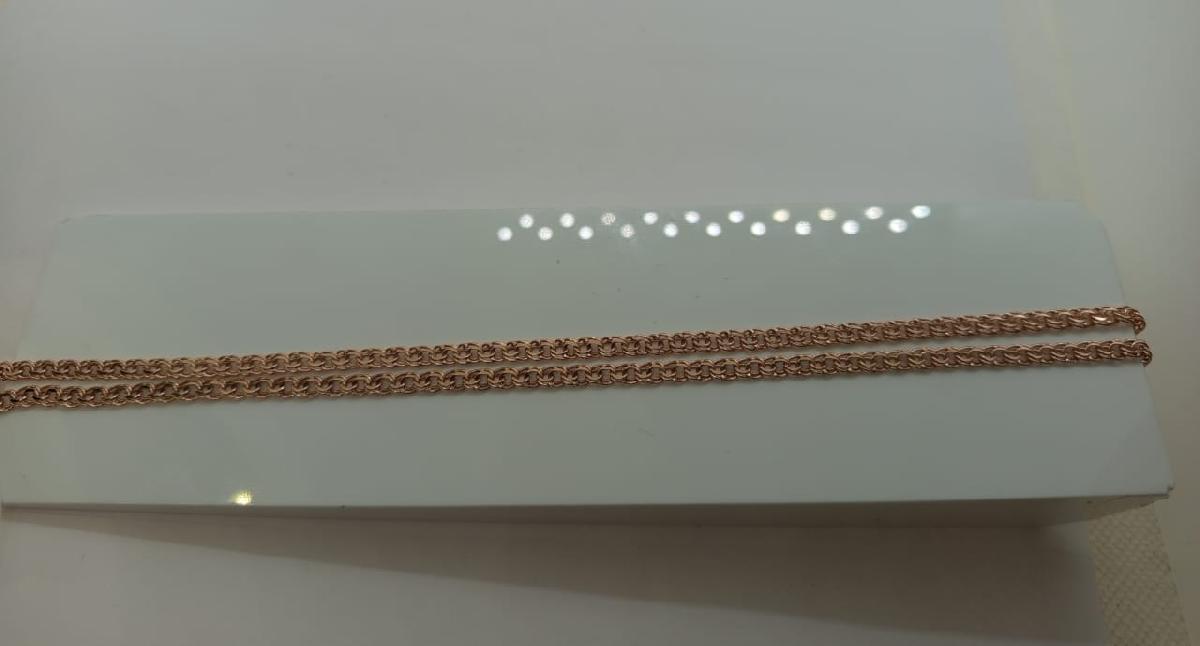 570006022 ЦЕПЬ ПУСТОТЕЛАЯ Бисмарк (Au 585)