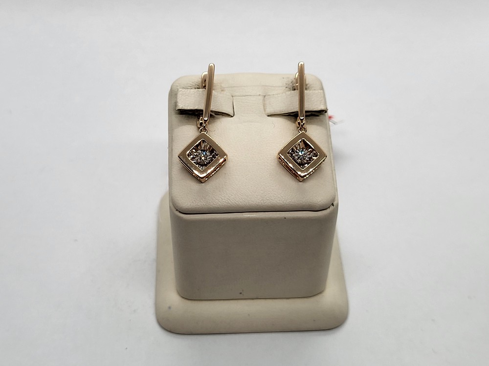 02-11-5737-11-00 СЕРЬГИ БРИЛЛИАНТ (Au 585)