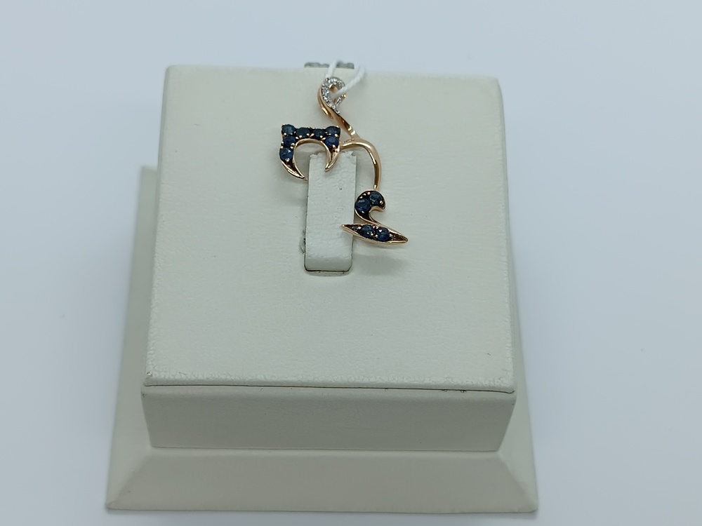 ПОДВЕСКА С КАМНЯМИ (Au 585)