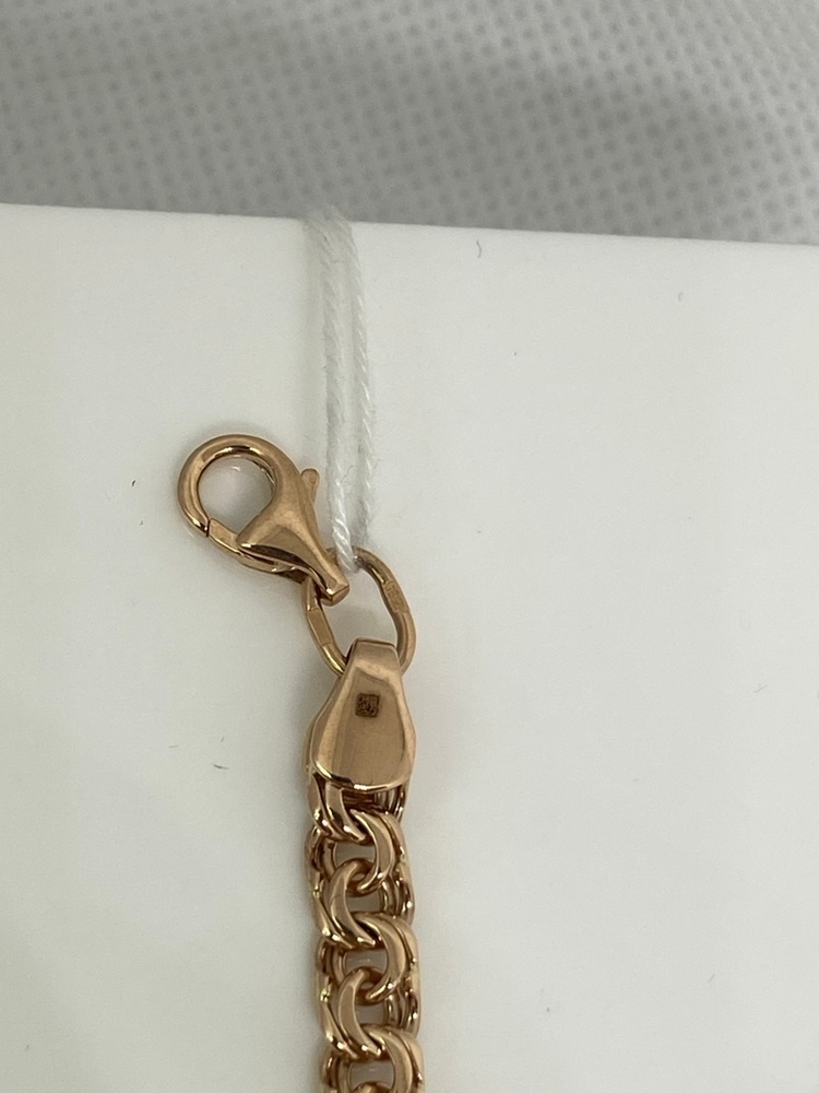 БЛБ585 БРАСЛЕТ ПОЛНОВЕСНЫЙ Бисмарк (Au 585)