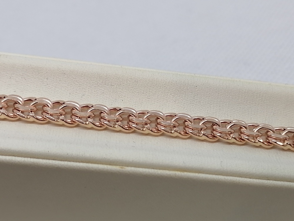 БРАСЛЕТ ПУСТОТЕЛЫЙ Бисмарк (Au 585)