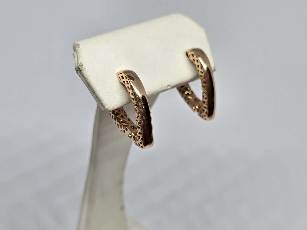 СБКМ585 СЕРЬГИ БЕЗ КАМНЯ (Au 585)