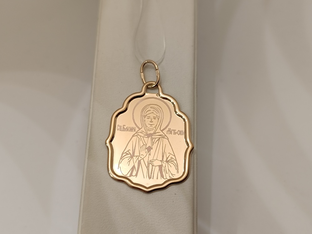 3286 ПОДВЕСКА БЕЗ КАМНЯ (Au 585)