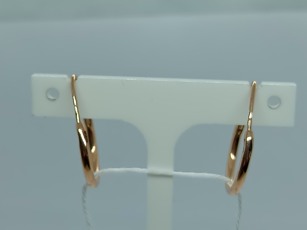 СБКМ583 СЕРЬГИ БЕЗ КАМНЯ (Au 583)