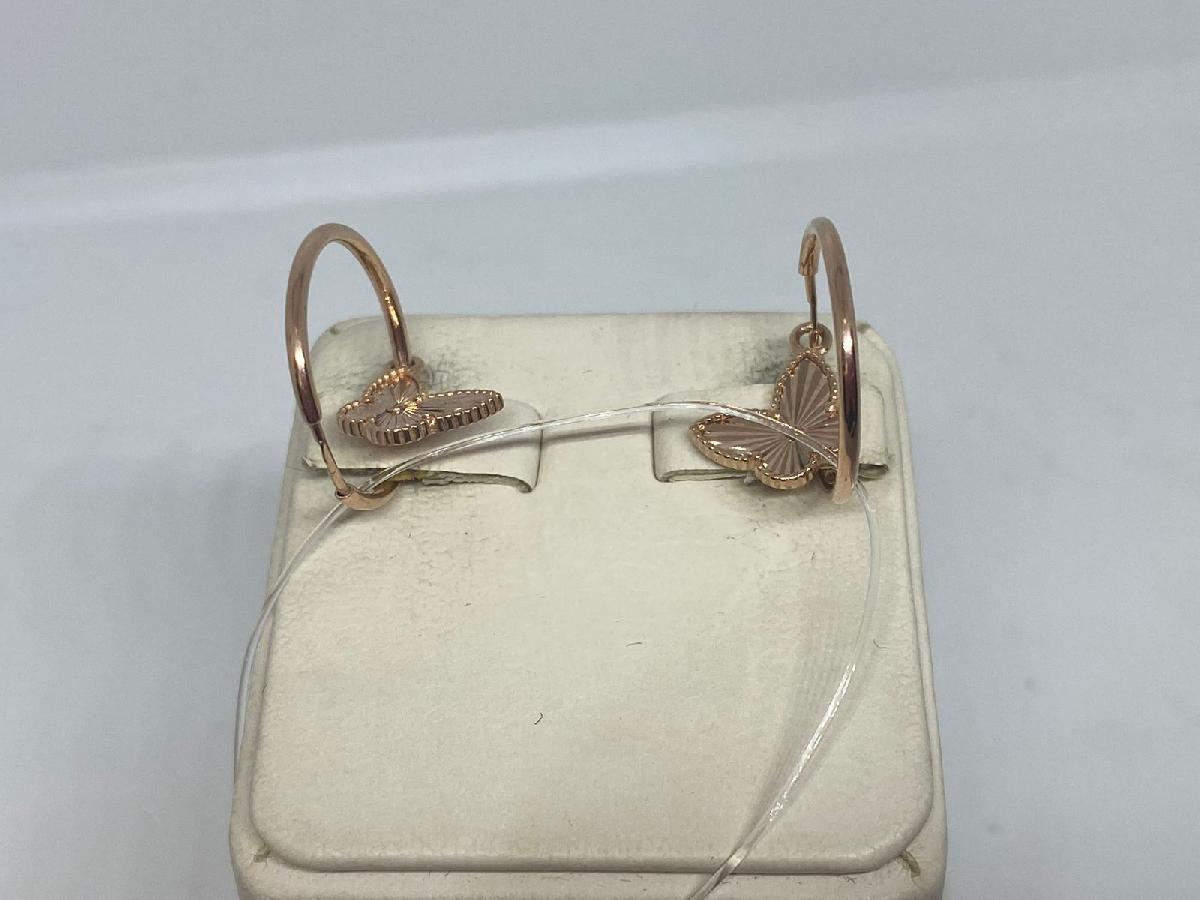 СЕРЬГИ КОНГО без камня (Au 585)