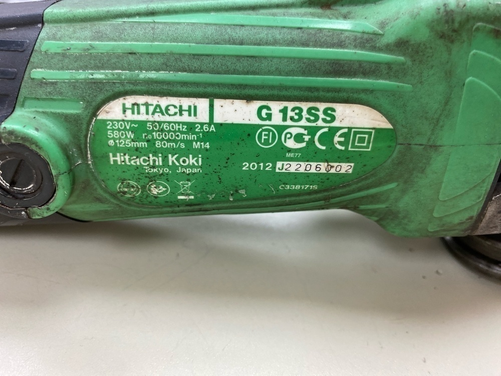 Угловая шлифмашина Hitachi G13SS