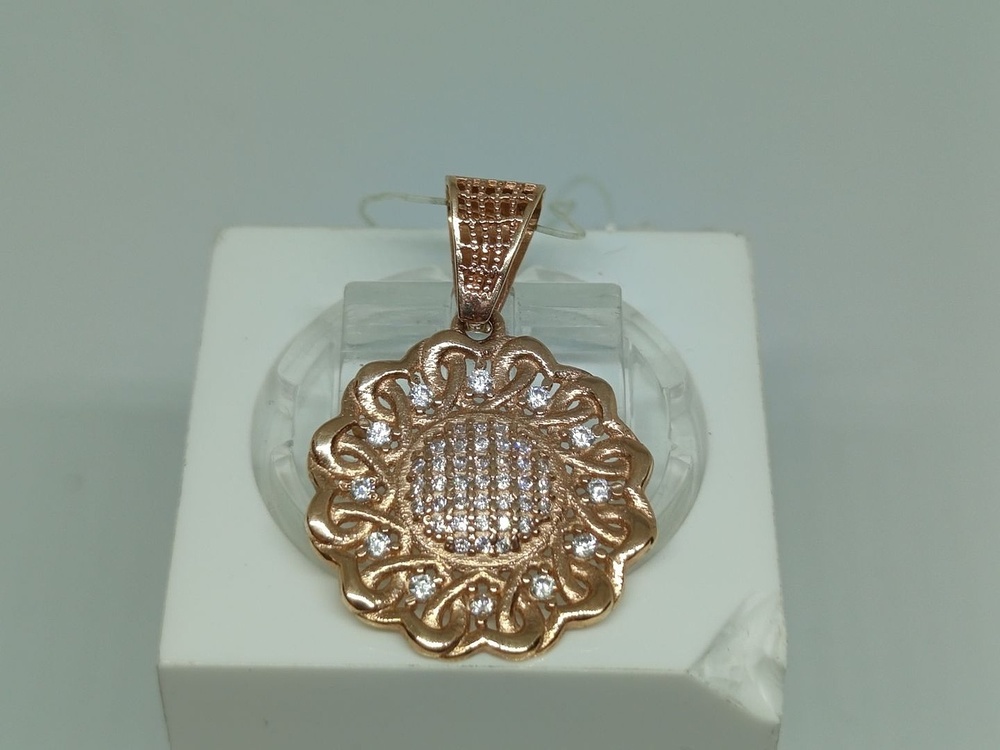1910 ПОДВЕСКА С КАМНЯМИ (Au 585)